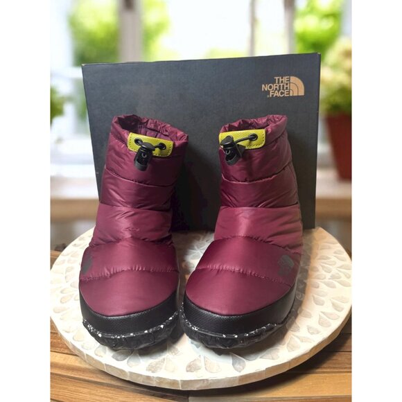 The North Face Nuptse Après Boot Women’s 5 Boysenberry TNF 550 Down Insulated Wi - Picture 5 of 11
